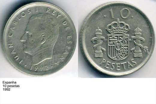 Espanha - Peseta 10 - 1992 - G6 A2 H02 L3C6