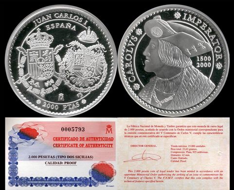 Espanha - Peseta 2000 - 2000 2