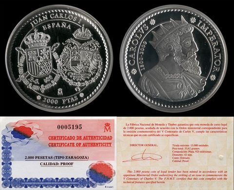 Espanha - Peseta 2000 - 2000 5