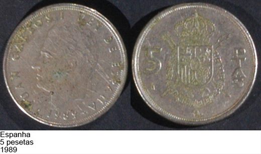 Espanha - Peseta 5 - 1989