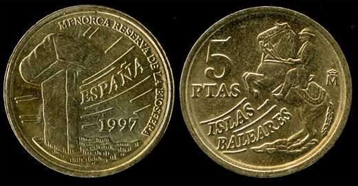 Espanha - Peseta 5 - 1997
