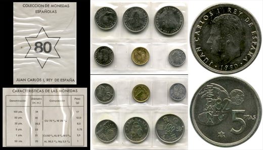 Espanha - Peseta 5 - 1980