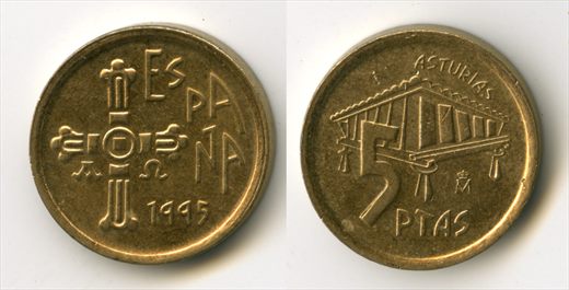 Espanha - Peseta 5 - 1995