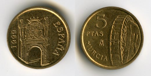 Espanha - Peseta 5 - 1999