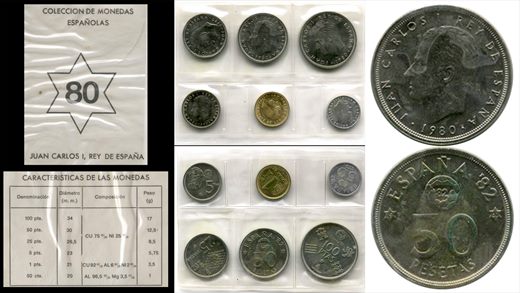 Espanha - Peseta 50 - 1980
