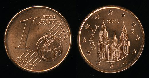 Espanha - Euro cent 1 - 2020