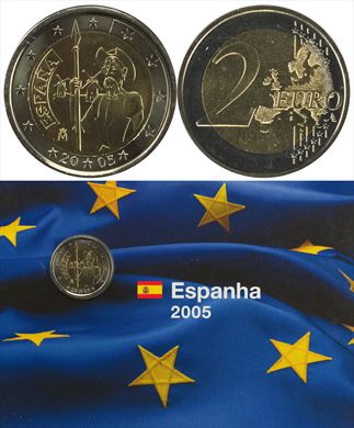 Espanha - Euro 2 - 2005 (2Eu Collection)