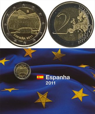 Espanha - Euro 2 - 2011 (2Eu Collection)