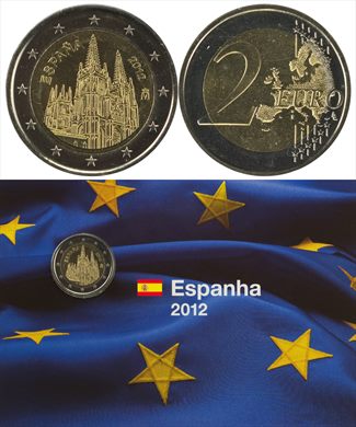 Espanha - Euro 2 - 2012 (2Eu Collection)