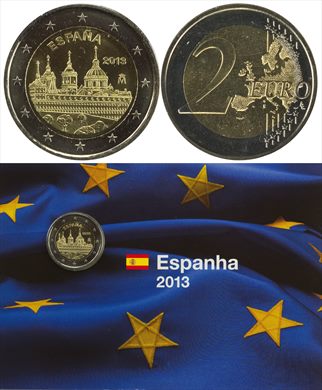 Espanha - Euro 2 - 2013 (2Eu Collection)