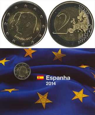 Espanha - Euro 2 - 2014 (2) (2Eu Collection)