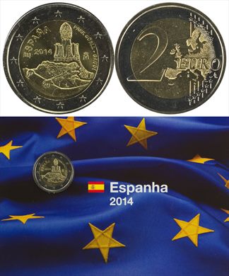 Espanha - Euro 2 - 2014 (2Eu Collection)