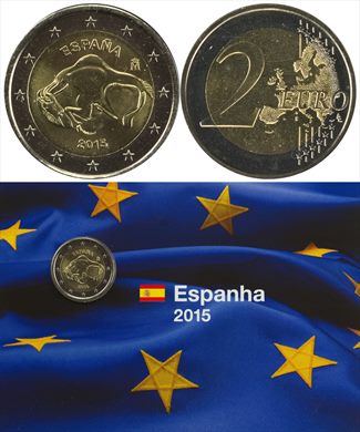 Espanha - Euro 2 - 2015 (2Eu Collection)