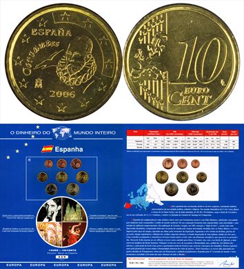 Espanha - Euro Cent 10 - 2006 DMI