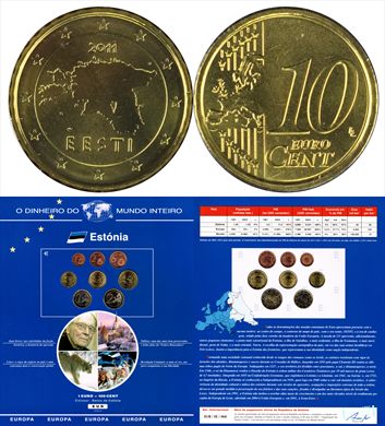 Estonia - Euro Cent 10 - 2011 DMI