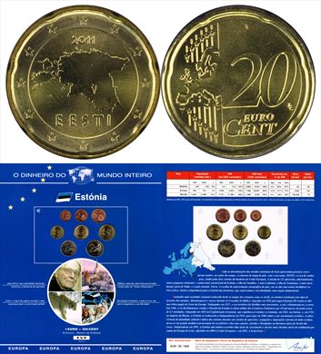 Estonia - Euro Cent 20 - 2011 DMI