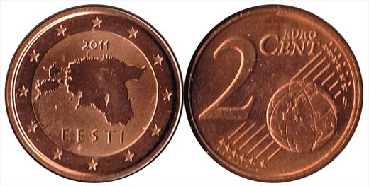 Estonia - Euro Cent 2 - 2011
