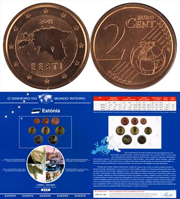 Estonia - Euro Cent 2 - 2011 DMI