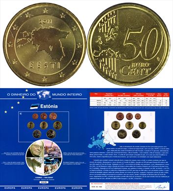 Estonia - Euro Cent 50 - 2011 DMI