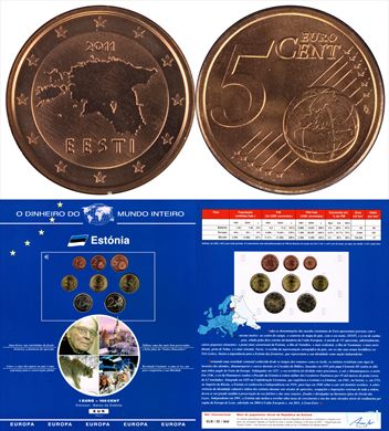 Estonia - Euro Cent 5 - 2011 DMI