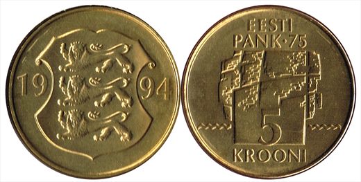 Estonia - Kroon 5 - 1994
