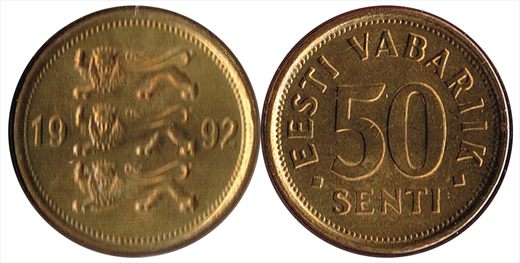 Estonia - Senti 50 - 1992
