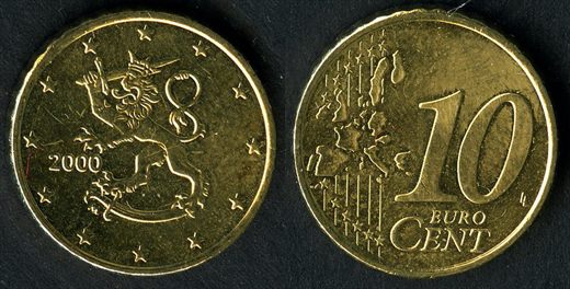 Finlandia - Euro Cent 10 - 2000