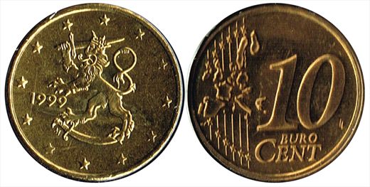 Finlandia - Euro Cent 10 - 1999