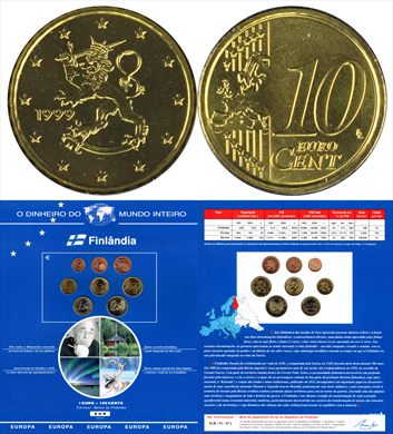 Finlandia - Euro Cent 10 - 1999 DMI