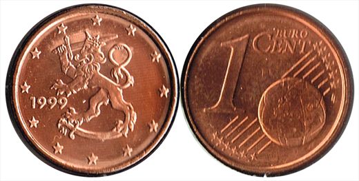 Finlandia - Euro Cent 1 - 1999