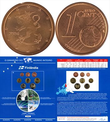 Finlandia - Euro Cent 1 - 2004 DMI