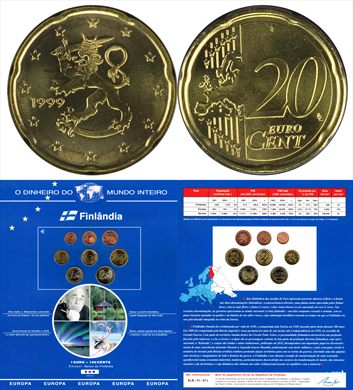 Finlandia - Euro Cent 20 - 1999 DMI