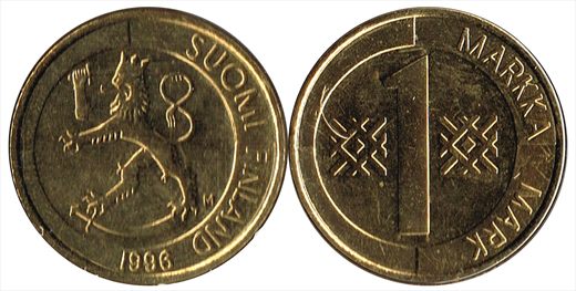 Finlandia - Markka 1 - 1996