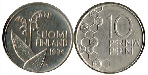 Finlandia - Penni 10 - 1994