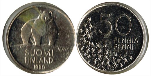 Finlandia - Penni 50 - 1990
