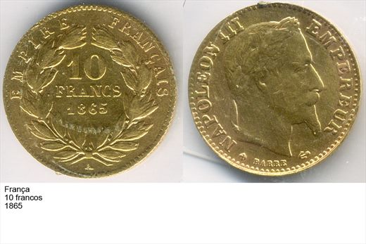Franca - Franco 10 - 1865 - G6 A2 H04 L6C2