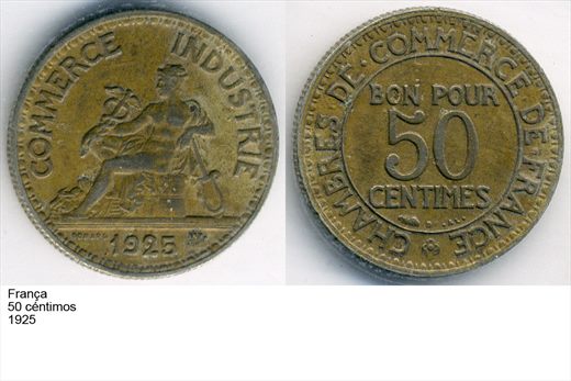 Franca - Centimo 50 - 1925 - G6 A2 H04 L3C6