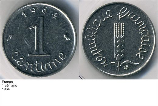 Franca - Centimo 1 - 1964 - G6 A2 H03 L4C5