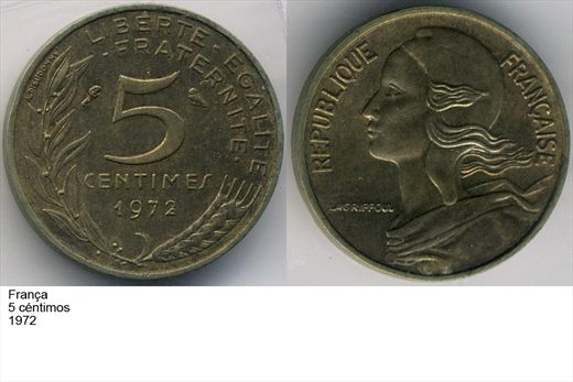 Franca - Centimo 5 - 1972 - G6 A2 H03 L6C2