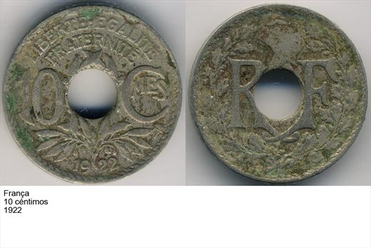 Franca - Centimo 10 - 1922 - G6 A2 H03 L6C5