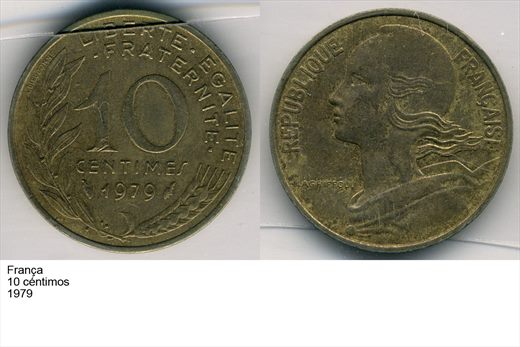 Franca - Centimo 10 - 1979 - G6 A2 H04 L1C4