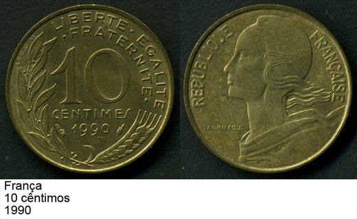 Franca - Centimo 10 - 1990