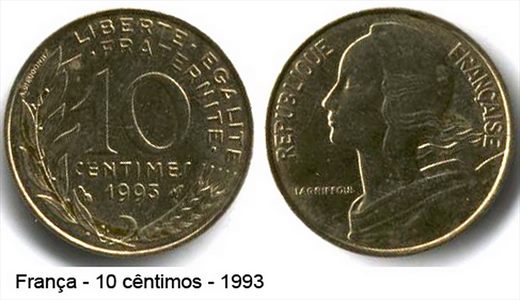 Franca - Centimo 10 - 1993