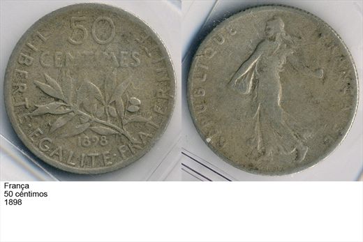 Franca - Centimo 50 - 1898 - G6 A2 H04 L2C5