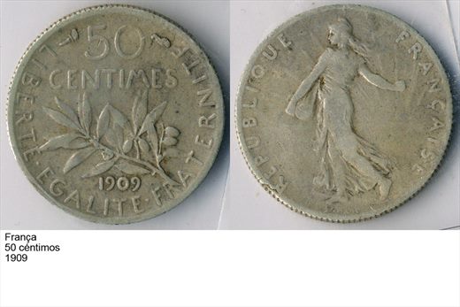 Franca - Centimo 50 - 1909 - G6 A2 H04 L2C6