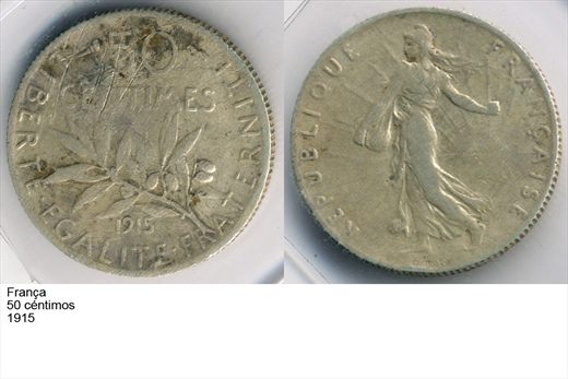 Franca - Centimo 50 - 1915 - G6 A2 H04 L3C1