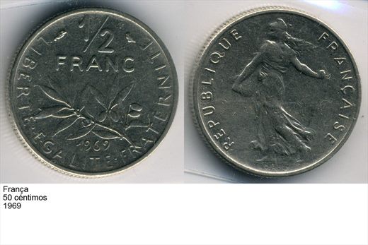 Franca - Centimo 50 - 1969 - G6 A2 H04 L4C6