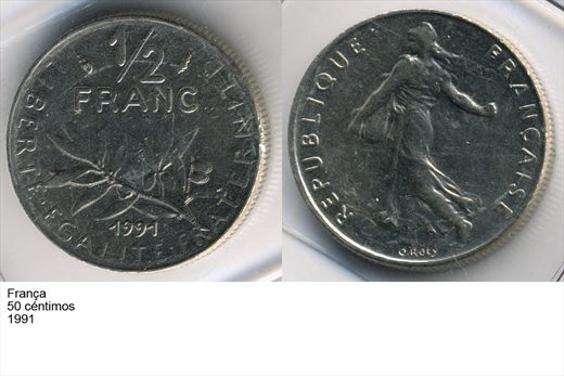 Franca - Centimo 50 - 1991 - G6 A2 H04 L6C1