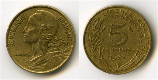 Franca - Centimo 5 - 1973
