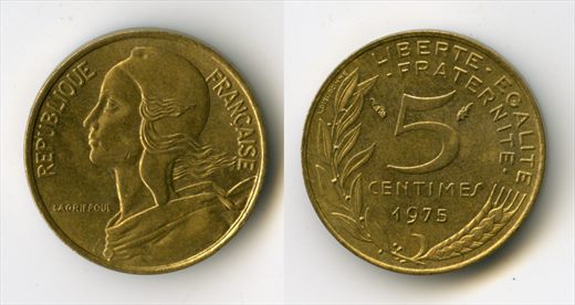 Franca - Centimo 5 - 1975